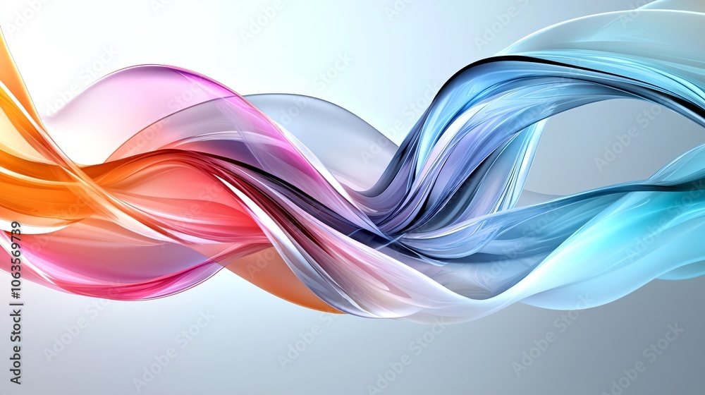Abstract colorful flowing ribbons, dynamic and vibrant, perfect for design projects. Abstract colorful flowing ribbons, dynamic and vibrant, perfect for design projects.