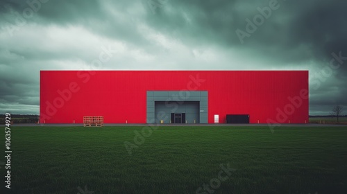 The Industrial Red Warehouse