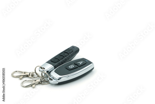 Remote control on a white background photo