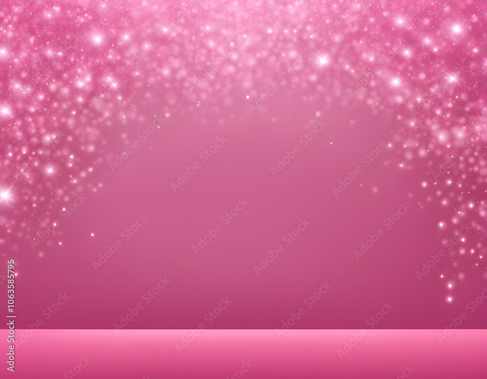 Realistic vector pink background. Shiny pink horizontal backdrop Glittering backround. Realistic vector pink background. Shiny pink horizontal backdrop Glittering backround.