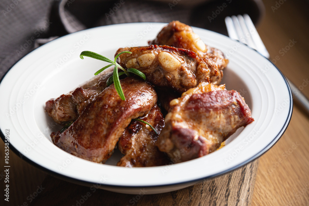 Roasted Pork Ribs with Rosemary Roasted Pork Ribs with Rosemary