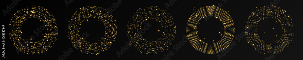 Abstract gold glowing halftone dotted background Abstract gold glowing halftone dotted background