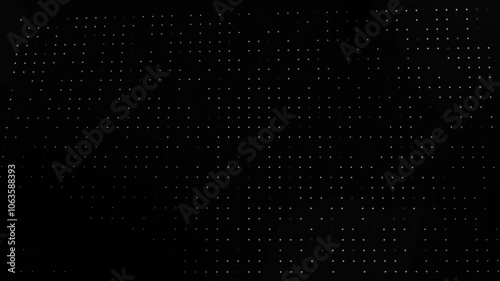 Black screen wallpaper with white blink square, Suitable for weather graphics, abstract backgrounds, waterthemed designs, and artistic projects photo