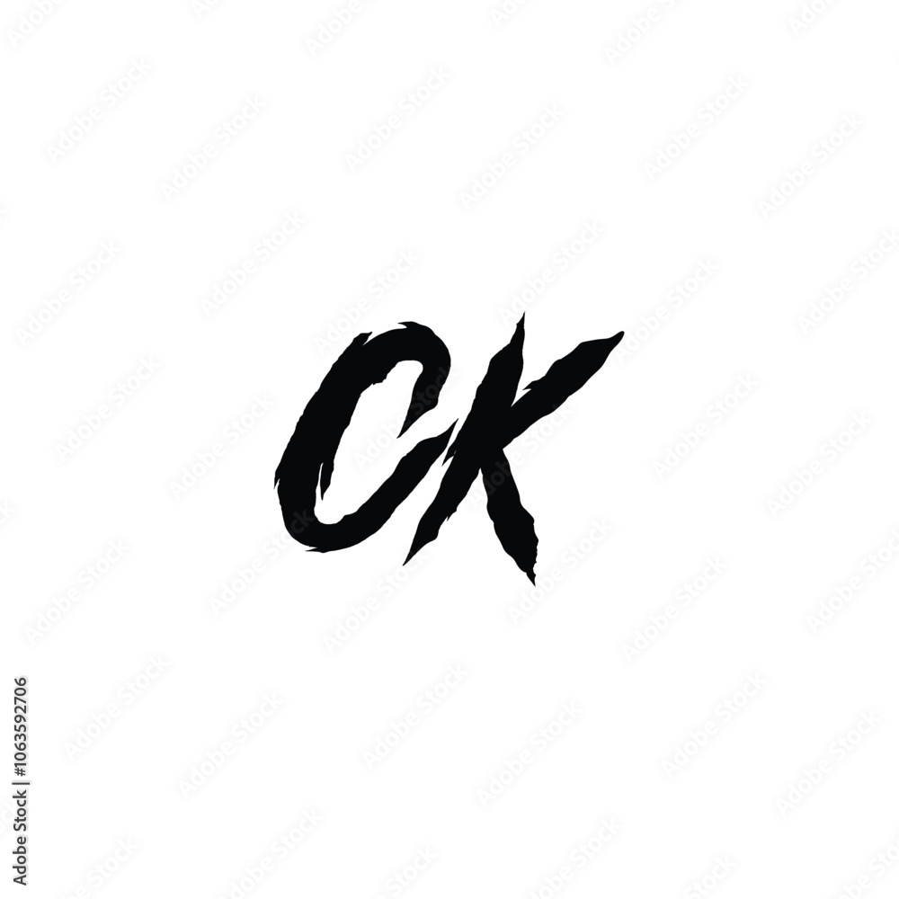 CK monogram logo design letter text name symbol monochrome logotype alphabet character simple logo CK monogram logo design letter text name symbol monochrome logotype alphabet character simple logo