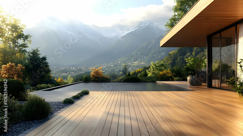 Modern House with Pool and ...
