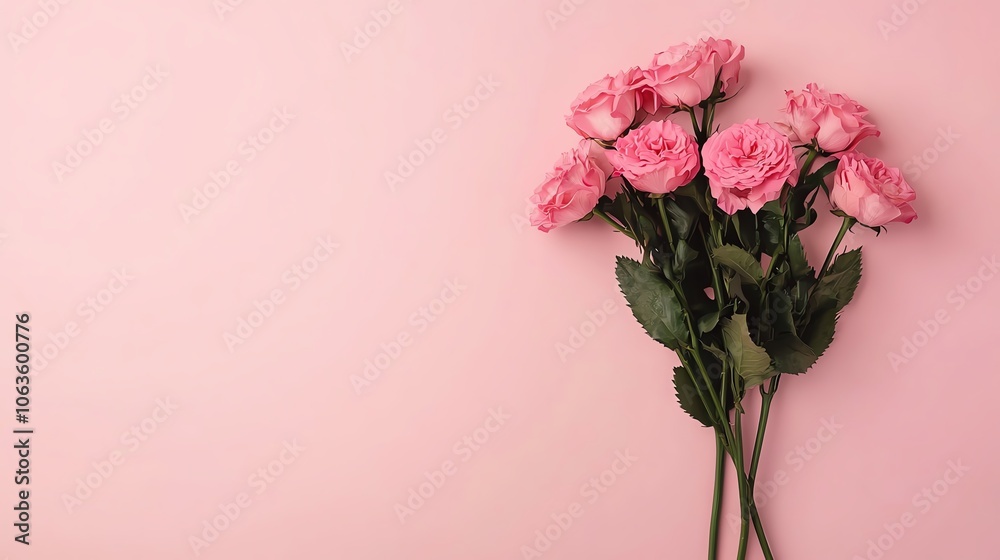 A bouquet of delicate pink carnations against a soft pink background, perfect for celebrations and floral design inspiration. A bouquet of delicate pink carnations against a soft pink background, perfect for celebrations and floral design inspiration.