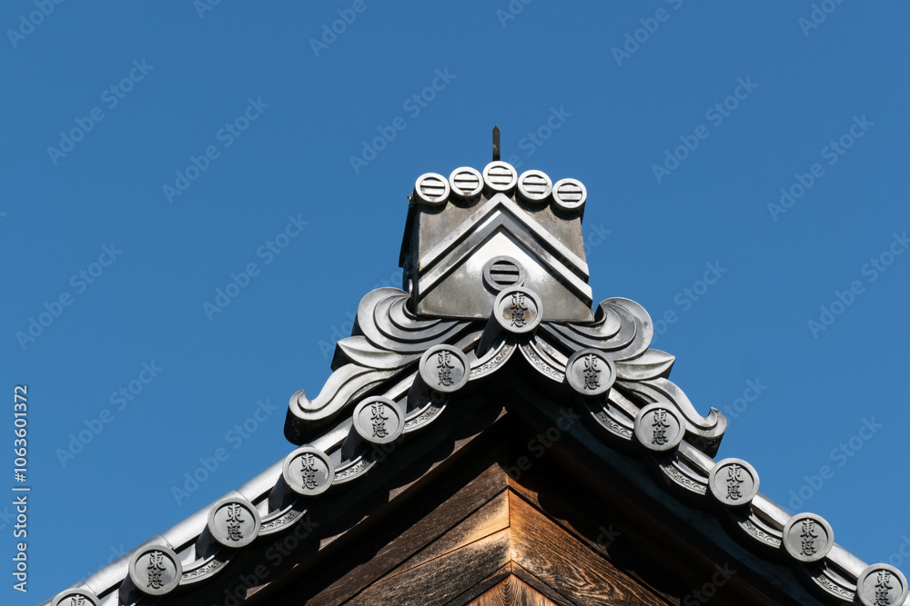 Japanese pavilion in Ginkakuji Temple, Kyoto, Japan