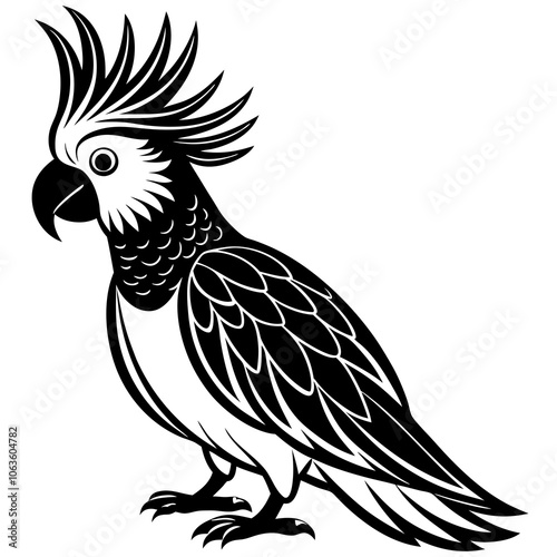 illustration of an cockatoo