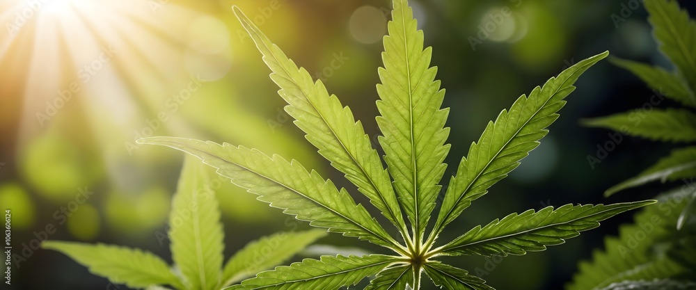 Cannabis Leaf: Marijuana, Hemp, Plant, Close-up Cannabis Leaf: Marijuana, Hemp, Plant, Close-up