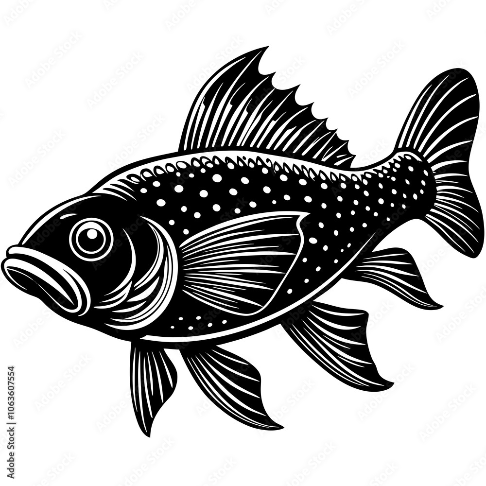 fish on a white background fish on a white background