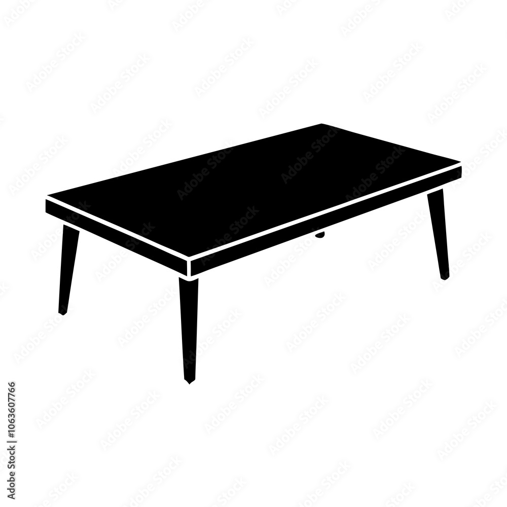 coffe table isolated on white coffe table isolated on white