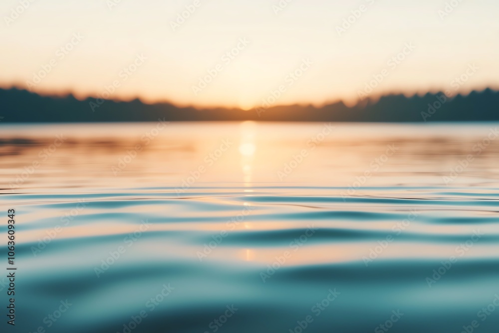 A tranquil sunset reflecting on the calm water surface, creating a serene and peaceful atmosphere for nature lovers. A tranquil sunset reflecting on the calm water surface, creating a serene and peaceful atmosphere for nature lovers.