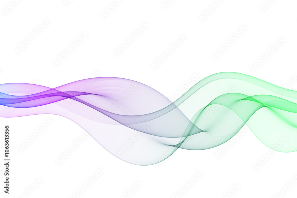 Transparent smoky wave flow, abstract wave background. Transparent smoky wave flow, abstract wave background.