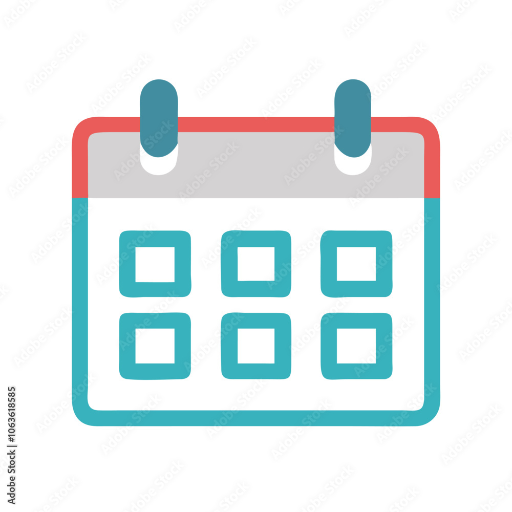 Graphic illustration of a calendar with a highlighted day, symbolizing scheduling, planning, and event organization in a modern design. A simple calendar icon with marked dates. Graphic illustration of a calendar with a highlighted day, symbolizing scheduling, planning, and event organization in a modern design. A simple calendar icon with marked dates.