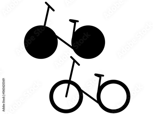 Bicycle icon bike vector symbol, Modern and editable bicycle icon.