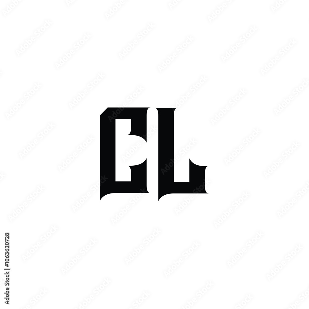 CL monogram logo design letter text name symbol monochrome logotype alphabet character simple logo CL monogram logo design letter text name symbol monochrome logotype alphabet character simple logo
