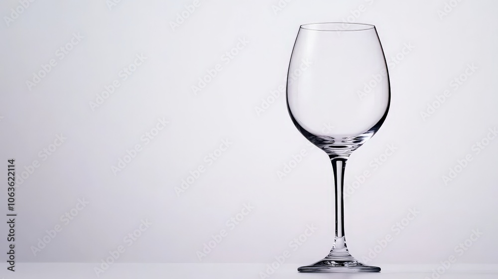 Empty Wine Glass Elegance Empty Wine Glass Elegance