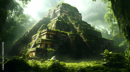 Ancient Temple Overgrown wi...