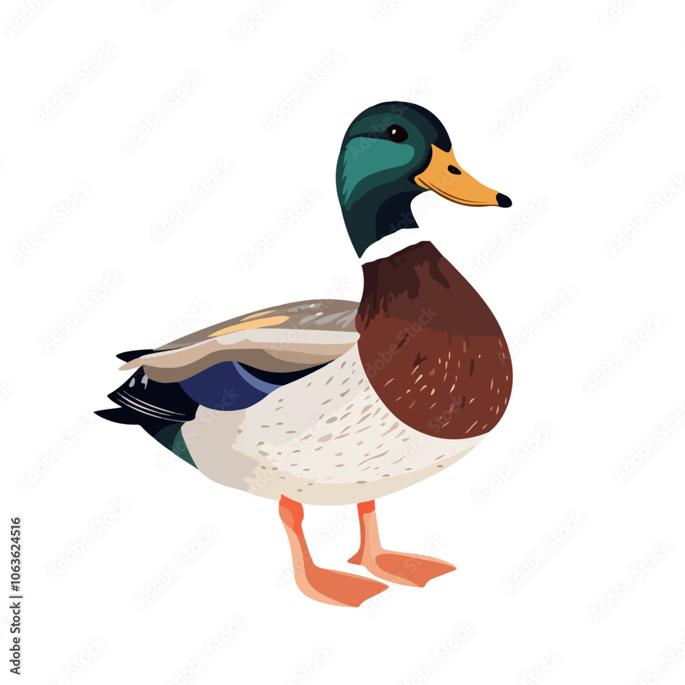 Obraz premium mallard vector