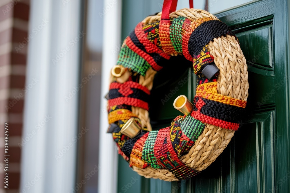 Obraz premium Kwanzaa, Kwanzaa decoration, Kwanzaa celebration, christmas, decoration, hat, holiday, celebration, art, object, toy, santa, gift, xmas, tradition, traditional, woman, halloween, face, craft, puppet, 