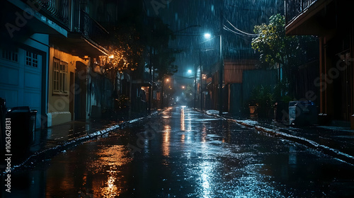 Rainy Night Street Photography
