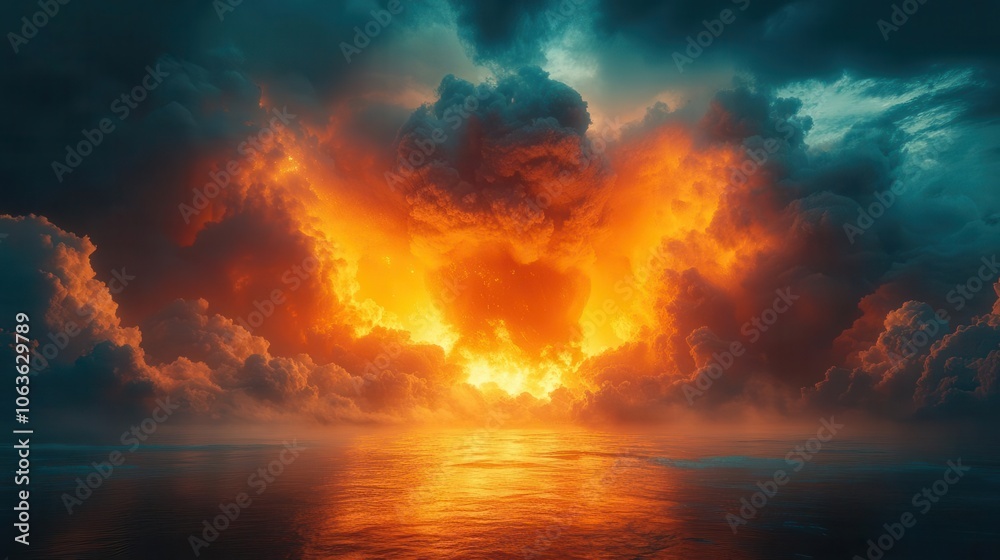majestic eruption of a volcano with thick clouds of smoke billowing against a dramatic sky the raw power of nature is on display capturing the intense energy and beauty of an explosive landscape majestic eruption of a volcano with thick clouds of smoke billowing against a dramatic sky the raw power of nature is on display capturing the intense energy and beauty of an explosive landscape