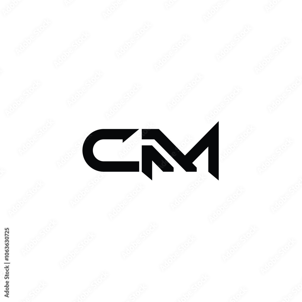 CM monogram logo design letter text name symbol monochrome logotype alphabet character simple logo CM monogram logo design letter text name symbol monochrome logotype alphabet character simple logo