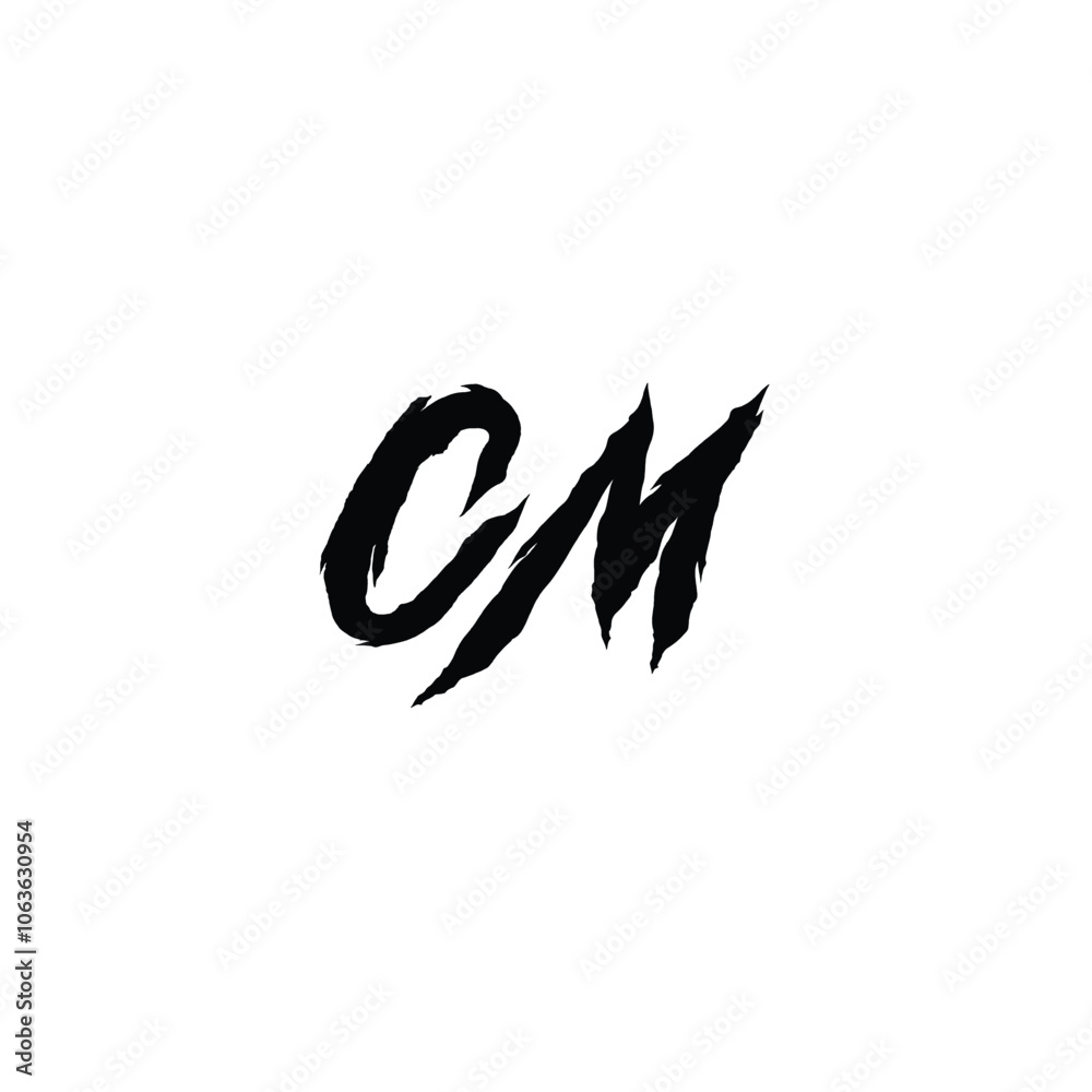CM monogram logo design letter text name symbol monochrome logotype alphabet character simple logo CM monogram logo design letter text name symbol monochrome logotype alphabet character simple logo