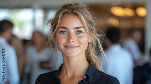 portrait of a smiling business woman