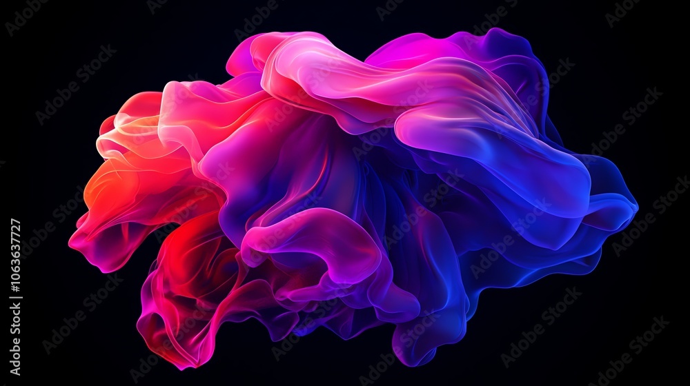 Abstract swirl of vibrant colors in a flowing design, ideal for backgrounds, textures, and modern art displays.