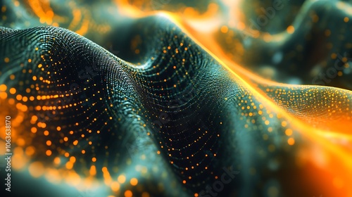 Explore fluid dynamics with mesmerizing patterns of light and texture photo