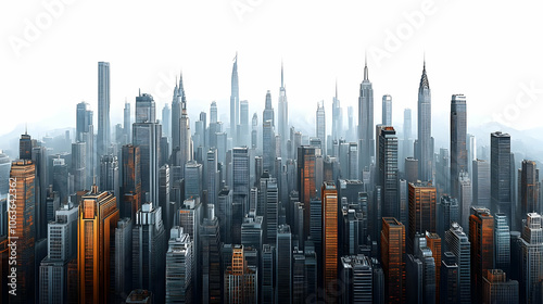 Cityscape Illustration - A ...