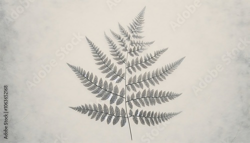 Nature’s Lace Fern Outlines,generative ai