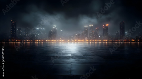 Night Cityscape Background ...