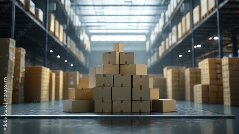 The Piled Stacks of Boxes The Piled Stacks of Boxes
