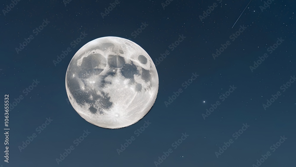 the moon seen up close, satellite around it the moon seen up close, satellite around it