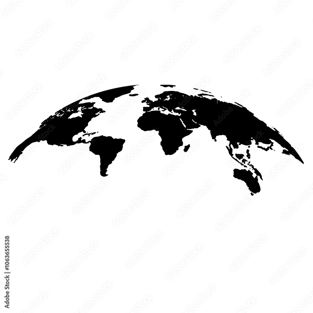 Naklejka premium World Map Illustration