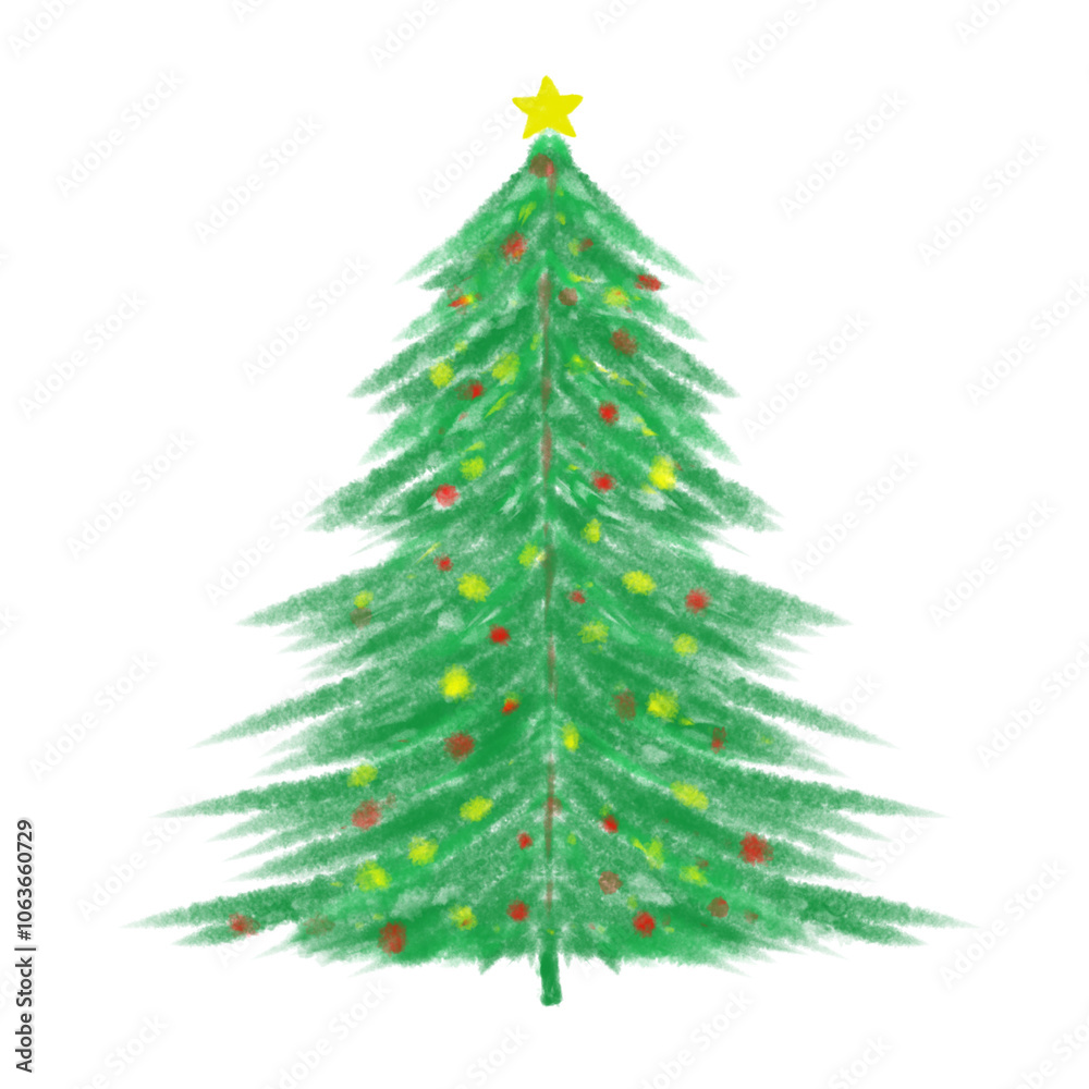 Christmas tree on Christmas Day Christmas tree on Christmas Day