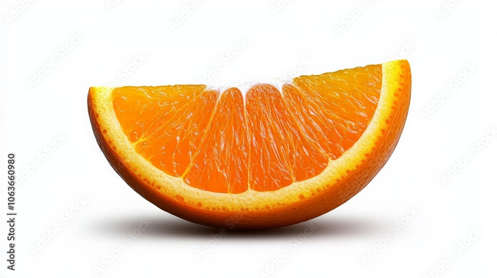 Orange Slice Delight: A vibrant, juicy slice of orange, capturing the essence of freshness and summer. Perfect for food blogs, health websites, and product packaging. Orange Slice Delight: A vibrant, juicy slice of orange, capturing the essence of freshness and summer. Perfect for food blogs, health websites, and product packaging.