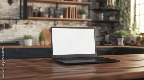 The Modern Laptop in Kitchen
