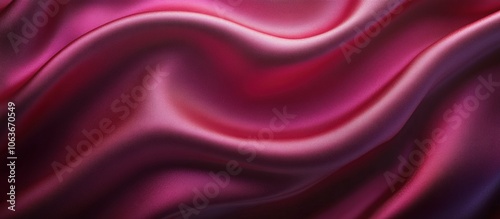 A rich, flowing fabric in shades of deep pink creates a luxurious texture suitable for wallpapers, fashion design, or promotional materials, Its elegant appearance enhances any creative project,