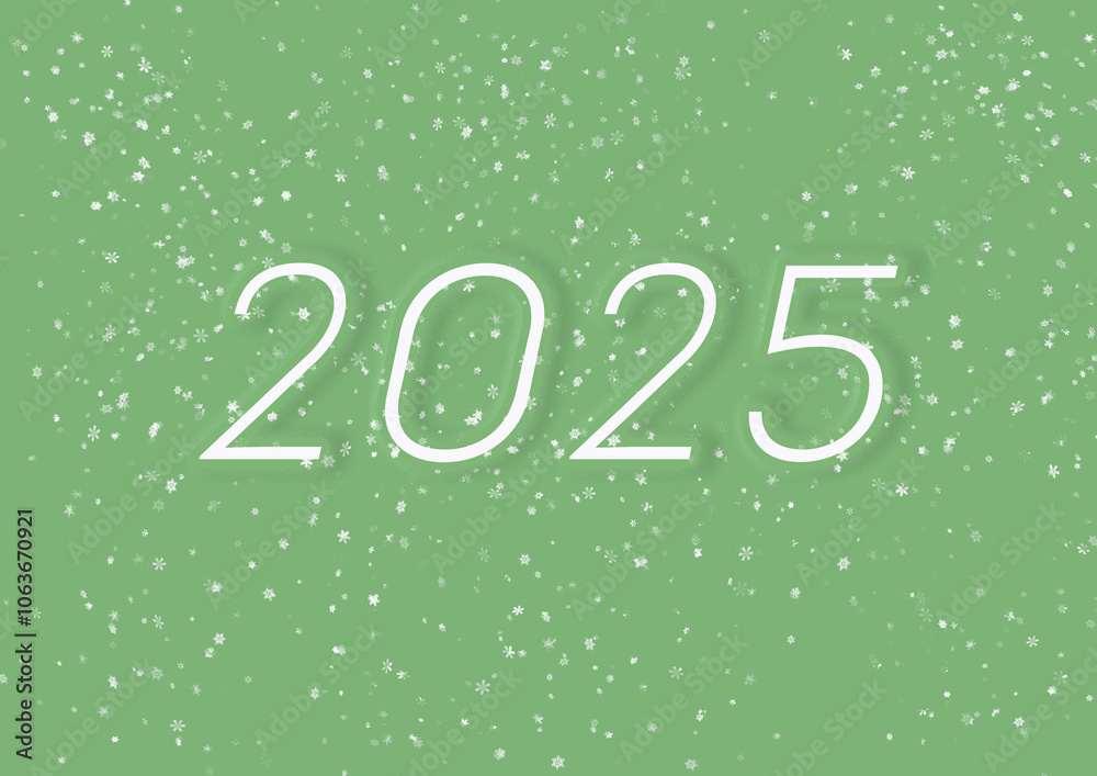 Happy New Year 2025 greeting card, banner. Happy New Year 2025 greeting card, banner.