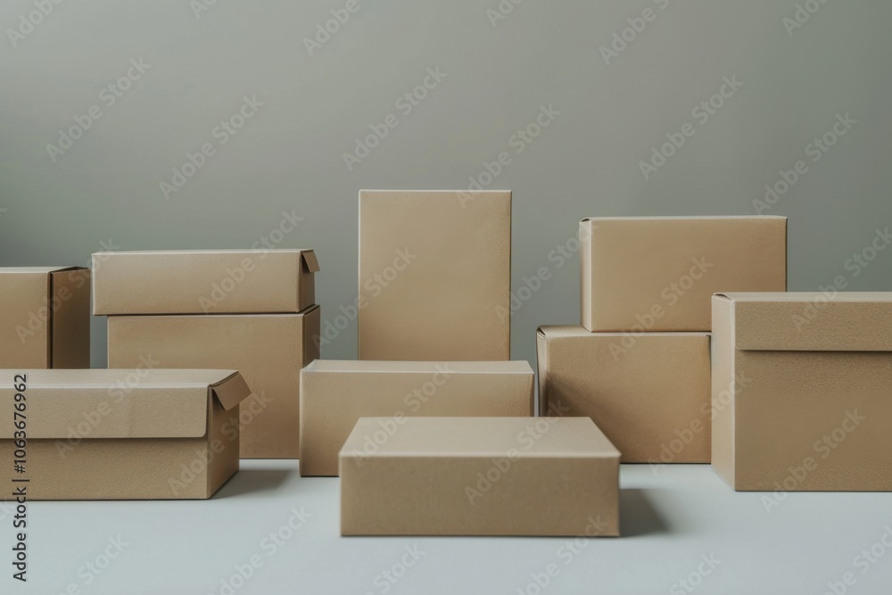 Cardboard Boxes Mockup Cardboard Boxes Mockup