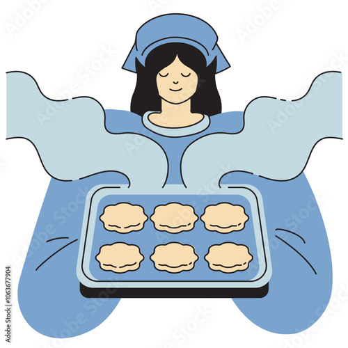fresh baked cookies
