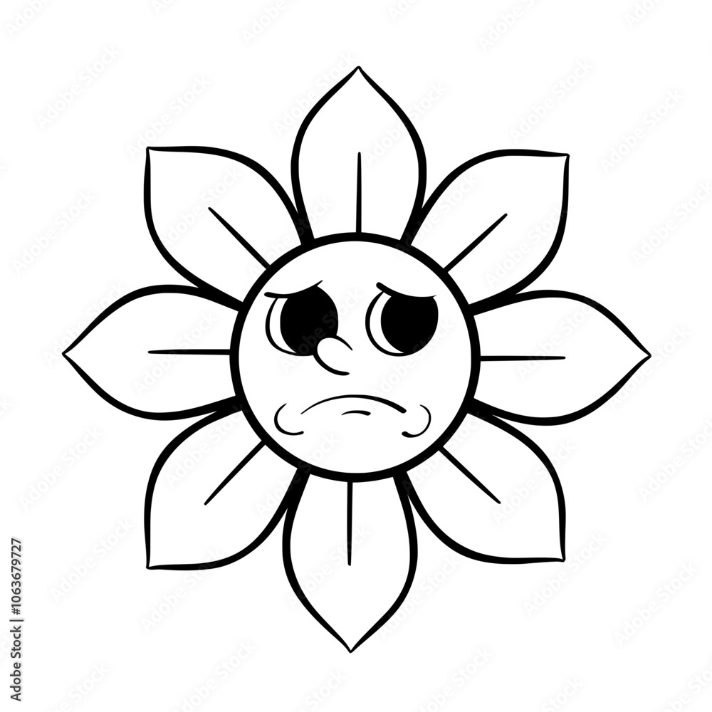 Emotion Groovy hippie outline Emotion Groovy hippie outline