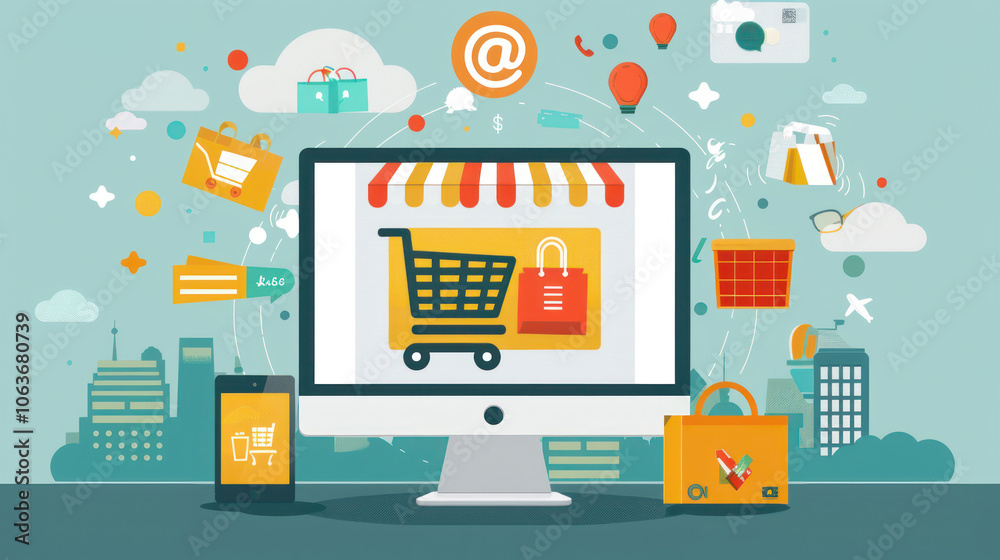 An e-commerce website with integrated customer service features, offering live chat support, FAQs, and easy returns to ensure customer satisfaction. An e-commerce website with integrated customer service features, offering live chat support, FAQs, and easy returns to ensure customer satisfaction.