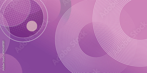 Purple violet and white vector gradient geometric abstract background design. Abstract gradient shapes background for presentation, business report, card, banner, poster