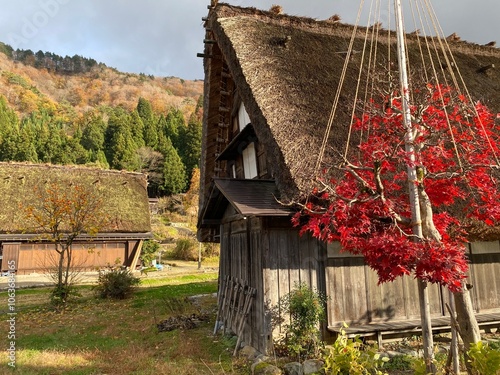 Takayama, Dorf auf der Japanischen Hochebene photo