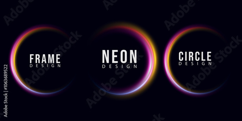 love frame design, abstract circle design