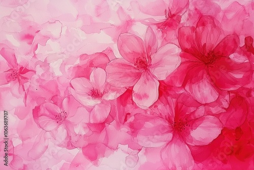 Beautiful pink flowers with soft, translucent petals on a gentle backdrop.